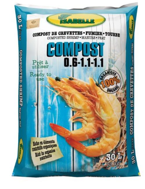 Shrimp compost 30L *Free delivery EcoLogic Ecological firelogs
