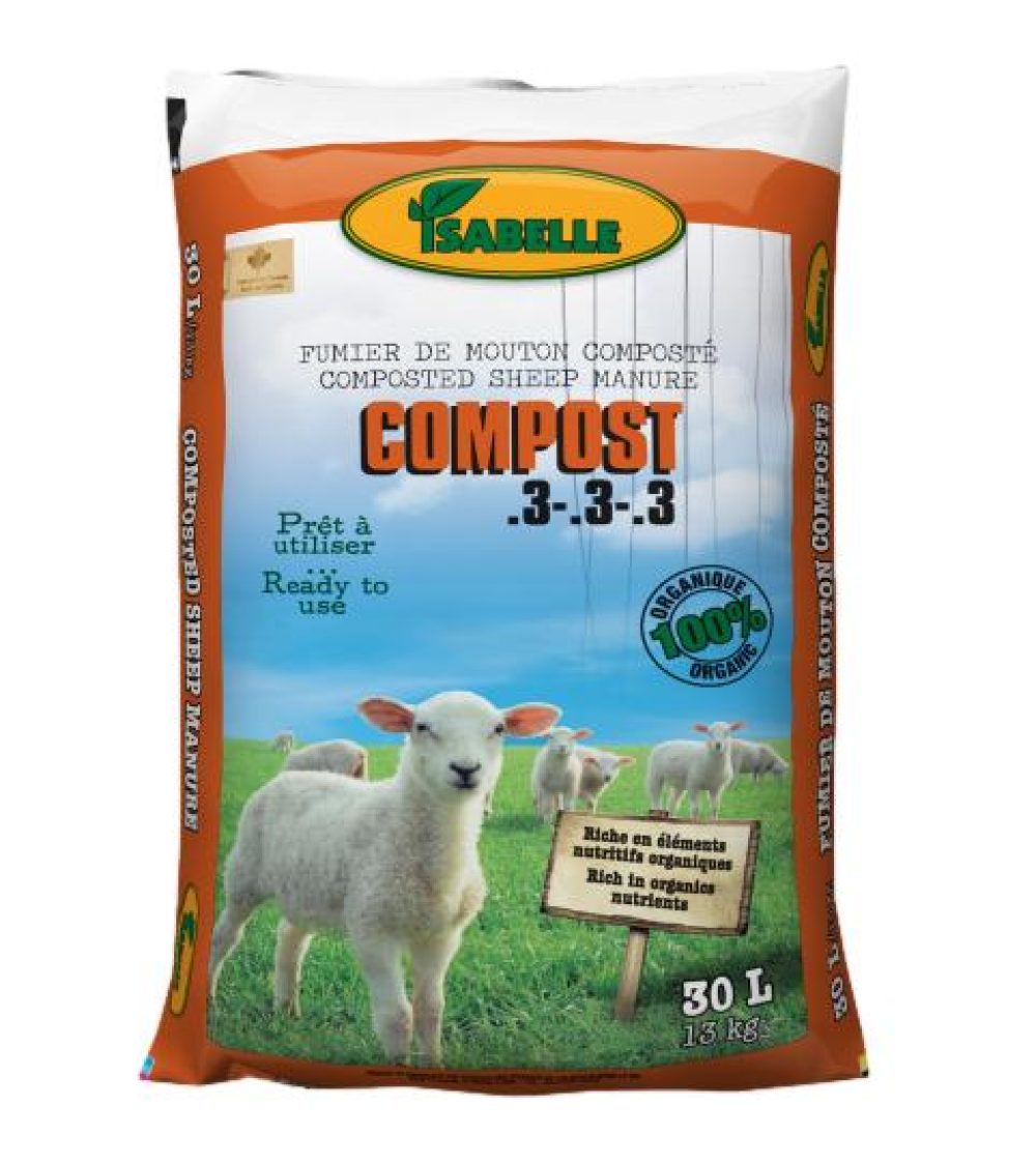 Fumier de Mouton  -30L  *Livraison gratuite