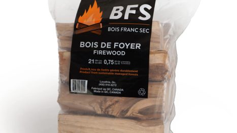 Bois de Foyer Séché au four  0.75pi.cu.  *Livraison gratuite