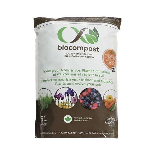 Biocompost 100% Fumier de Vers 5L